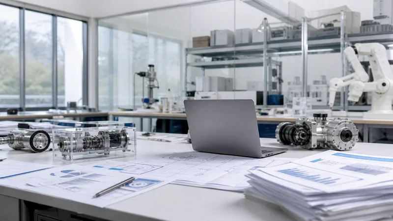 Laboratorio tecnológico genérico con prototipos y documentación financiera